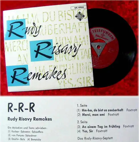 EP Rudy Risavy: R-R-R -  Remakes (Telefunken) D