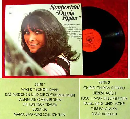 LP Dunja Rajter: Starportrait (CBS 65 106) D 1972