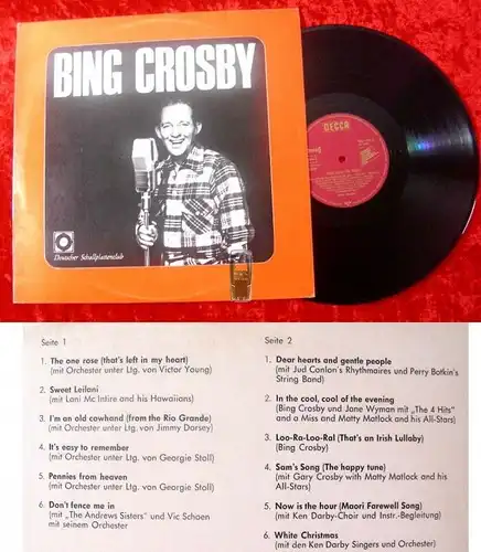 LP Bing Crosby - Deutscher Schallplattenclub