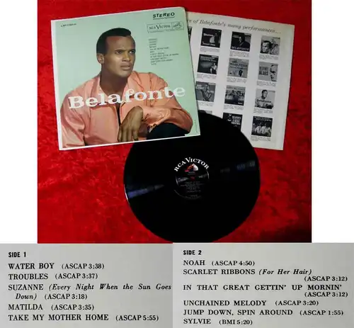LP Harry Belafonte: Belafonte (RCA Victor LSP-1150e) US 1956