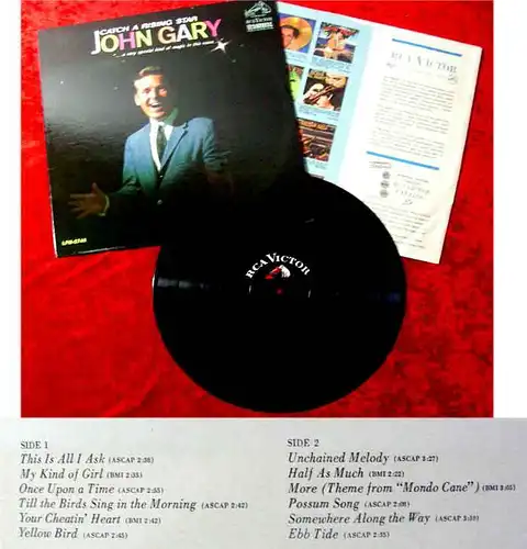 LP John Gary: Catch a rising Star (1963)