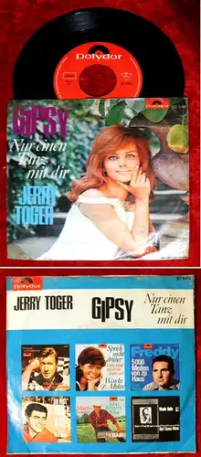 Single Jerry Toger: Gipsy / Nur einen Tanz mit Dir (Polydor 52 548) D 1965