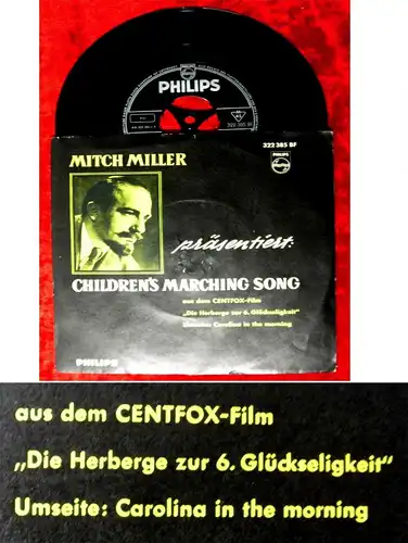 Single Mitch Miller: Children´s Marching Song (Philips 322 385 BF) D