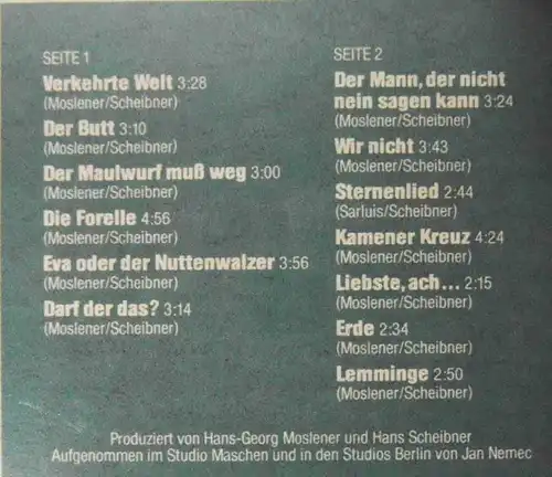 LP Hans Scheibner: Darf der das? (RCA PL 28370) D 1979