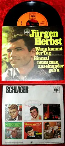 Single Jürgen Herbst: Wann kommt der Tag (My Elusive Dreams) CBS 2895