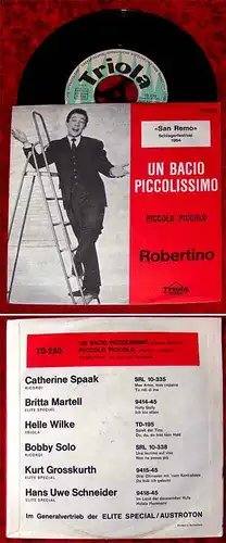 Single Robertino: Un Bacio Piccolissimo (Triola TD-220) CH 1964