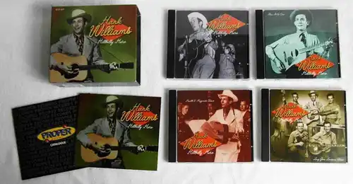 4CD Box Hank Williams: Hillbilly Hero (Proper) 2002