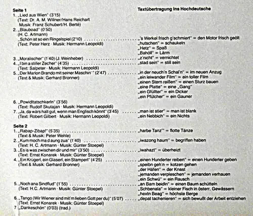 LP Ernst Konrarek & Günter Stoppel: Wiener Gala (RillenWerke 8103) D 1981