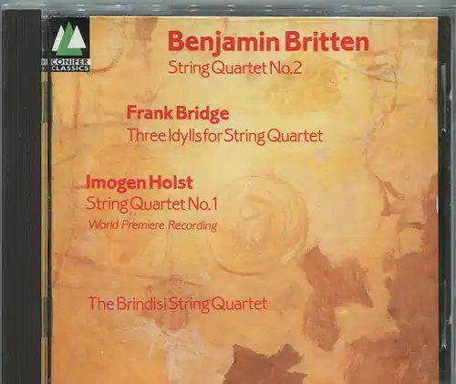 CD Brindisi String Quartet: Britten - String Quartet No. 2 (Conifer) 1990