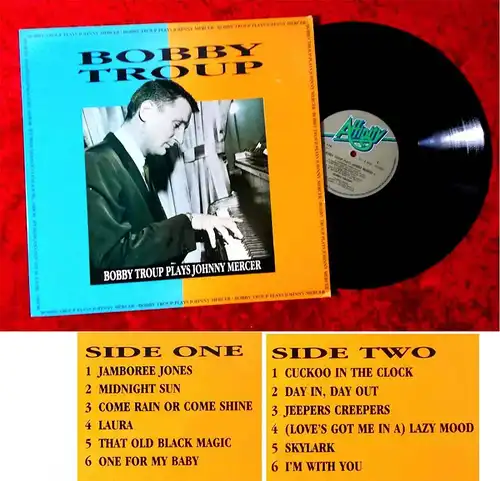 LP Bobby Troup Plays Johnny Mercer (Affinity 174) UK 1987