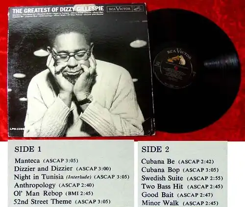 LP Dizzy Gillespie The Greatest of Dizzy 1961