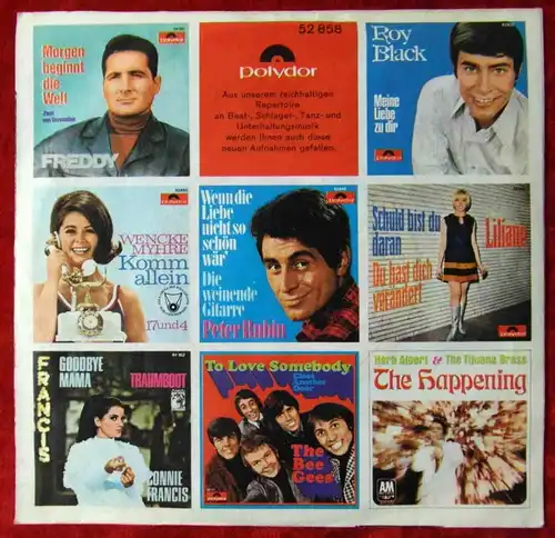 Single Jean Claude Pascal: Warum bin ich nicht wie er (Polydor 52 858) D 1967