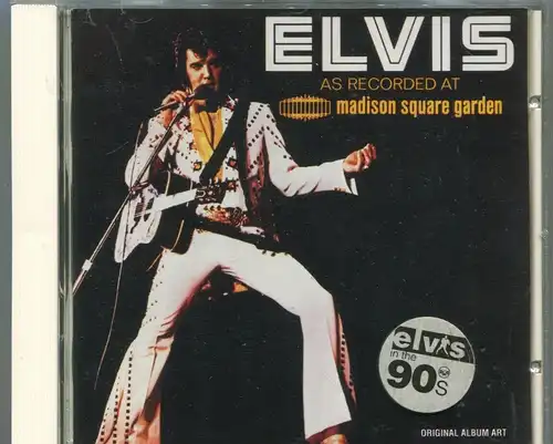 CD Elvis Presley: As Recorded Live At Madison Square Garden 1972 (RCA)