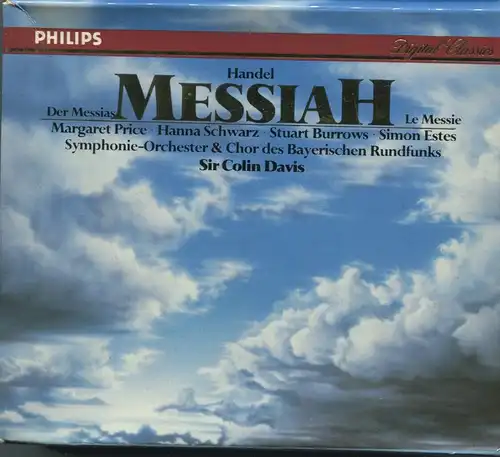 3CD Sir Colin Davis Price Estes: Messiah (Philips)