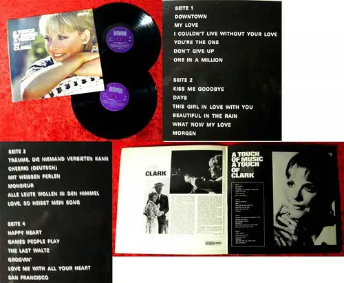 2LP Petula Clark: A Touch of Music of Petula (Vogue Bellaphon BLS 5517) D