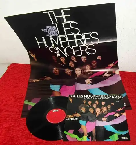LP Les Humphries Singers: We Are Goin Down Jordan (Decca SLK 16 719 P) w/ Poster