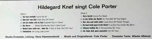 LP Hildegard Knef: Träume heißen Du (Decca SLK 16 540 P) D Promo