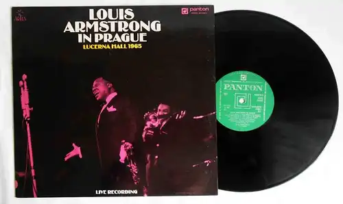LP Louis Armstrong in Prague (Panton 8015 0075) CZ 1980
