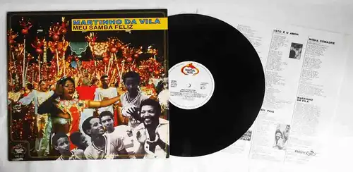 LP Martinho da Vila: Meu Samba Feliz (Tropical Music 680.011) D 1986