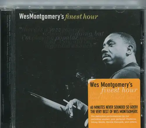 CD Wes Montgomery: Finest Hour (Verve) 2000