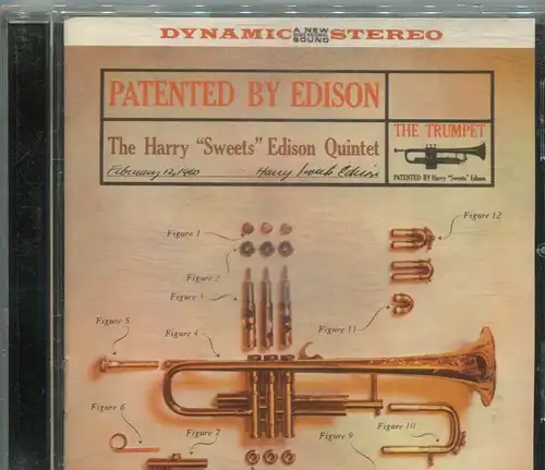 CD Harry "Sweets" Edison Quintet: Patented By Edison (JC)