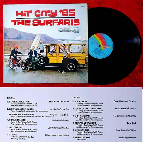 LP Surfaris: Hit City ´65 (MCA Coral 0042.020) D 1976