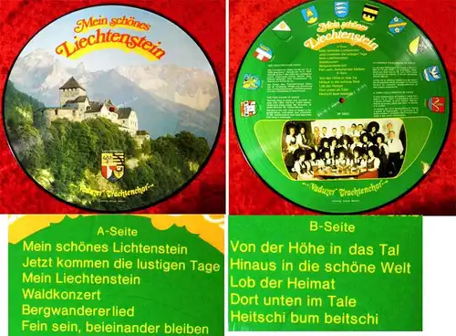 LP Picture Disc Mein schönes Liechtenstein (Vaduzer Trachtenchor Alfons Marxer)