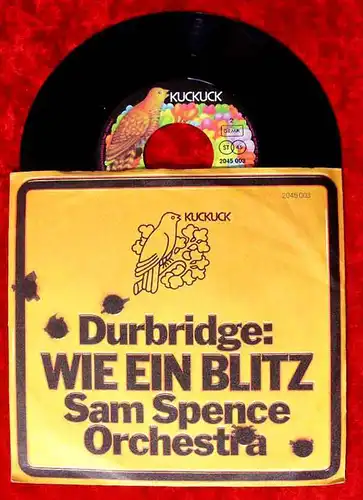 Single Sam Spence Orchestra: Wie ein Blitz (Francis Durbridge TV 1970) Rarität