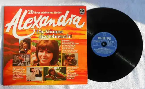 LP Alexandra: Die Stimme der Sehnsucht - 20 ihrer schönsten Lieder (Philips) D