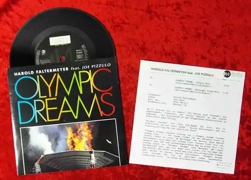 Single Harold Faltermeyer feat Joe Pizzulo: Olympic Dreams 1992 w/ PR Facts