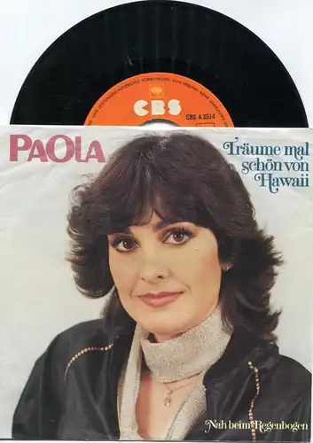 Single Paola: Träume mal schön von Hawaii (CBS A 3514) D 1983
