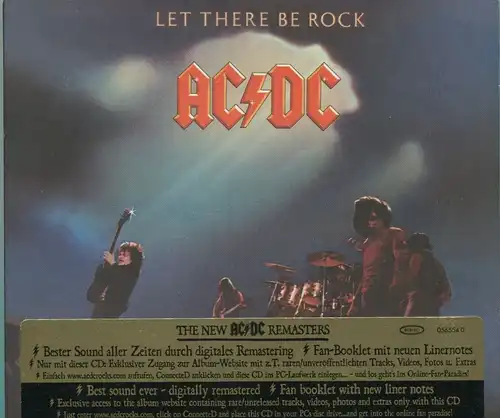 CD AC/DC: Let There be Rock (Epic) 2003 w/Booklet