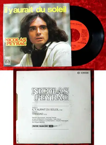 Single Nicolas Peyrac: Il y Aurait du Soleil (EMI Pathé 2C 006-14 445) F 1977