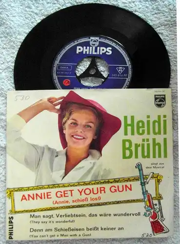 Single Heidi Brühl: Man sagt Verliebstein, das wäre wunderschön /Philips 345 614
