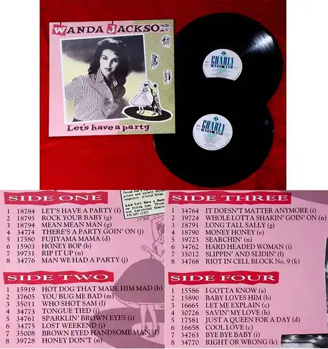 2LP Wanda Jackson: Let´s have a Party (Charly CDX 11) EEC