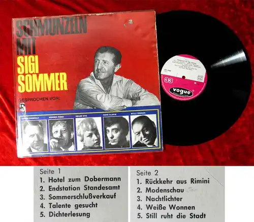 LP Schmunzeln mit Sigi Sommer (Vogue LDV 17020) D 1964