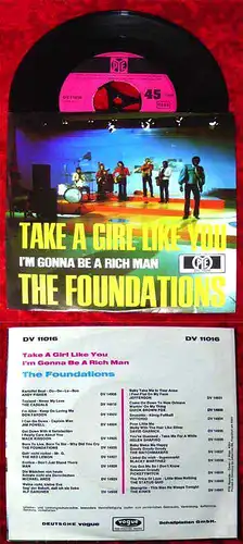 Single Foundations: Take A Girl Like you (Pye DV 11016) D 1970