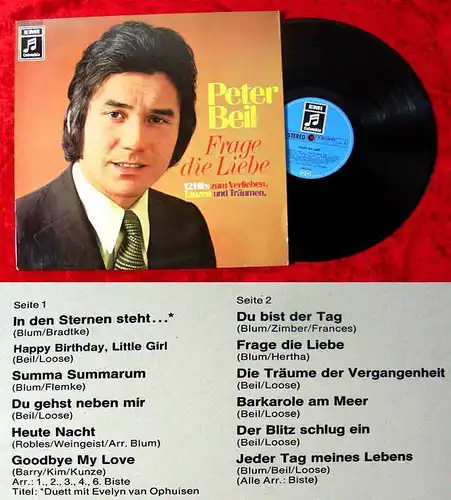 LP Peter Beil: Frage die Liebe (Columbia 062-28 891) D