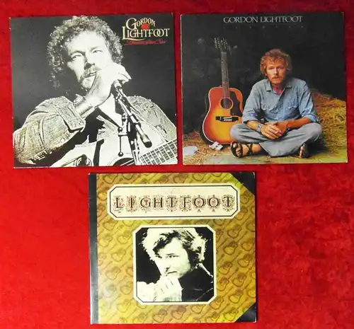 4 Langspielplatten GORDON LIGHTFOOT  - Vinylsammlung -