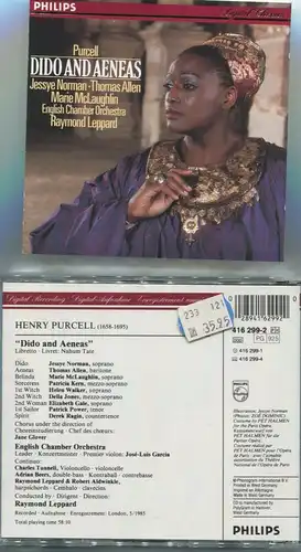 CD Jessye Norman: Purcell - Dido And Aenaeas (Philips) 1985