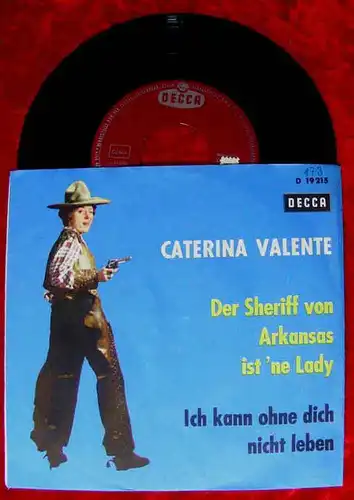 Single Caterina Valente Der Sheriff von Arkansas ist ne Lady (Decca) D