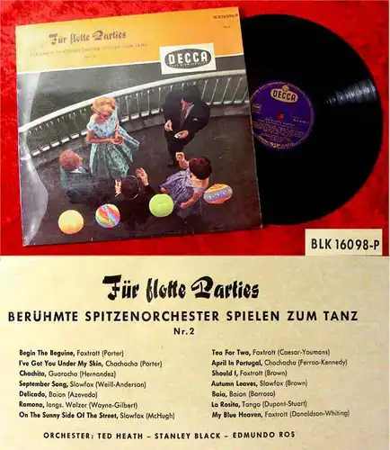 LP Für flotte Parties Nr. 2 (Decca)