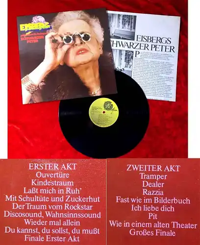 LP Eisberg präsentiert die Rockoper "Schwarzer Peter" (Ahorn 623740 AP) D 1979