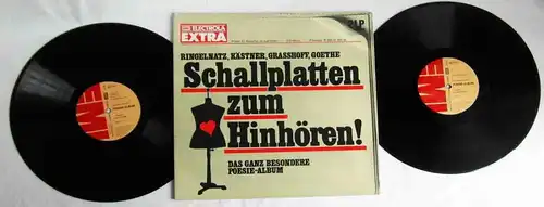 2LP Schallplatten zum Hinhören - Das ganz besondere Poesie Album (EMI) D