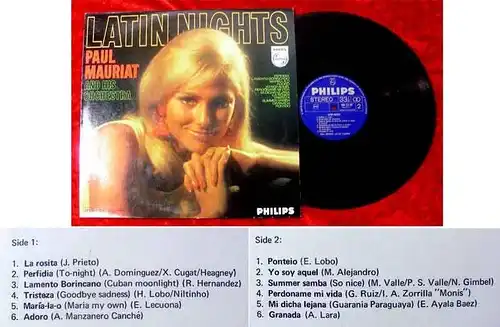 LP Paul Mauriat Latin Nights
