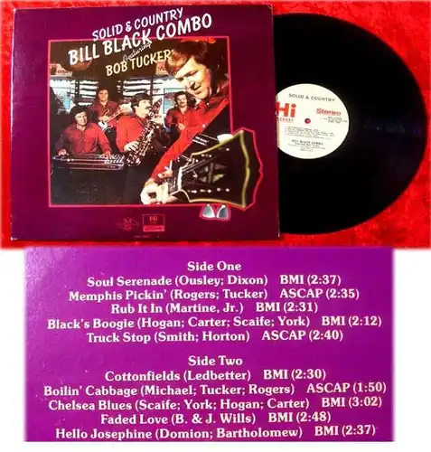 LP Bill Black Combo Solid and Country featuring Bob Tuc