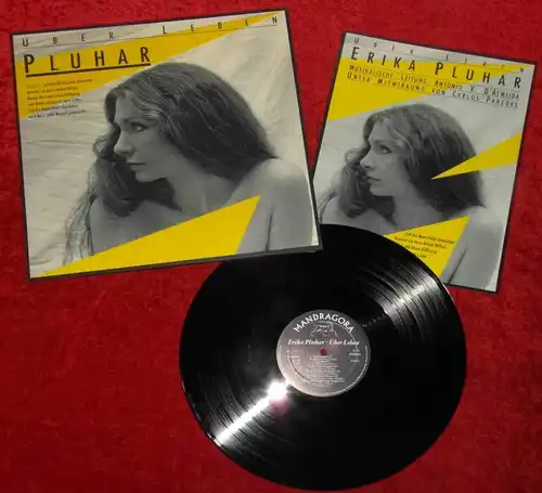 LP Erika Pluhar: Über Leben (Mandragora INT 160.177) D 1982 mit Booklet