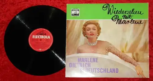 LP Marlene Dietrich: Wiedersehen mit Marlene (Electrola 83 220) D 1960