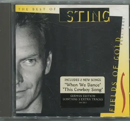 CD Sting: Fields Of Gold - The Best Of 1984 - 1994 (A&M)
