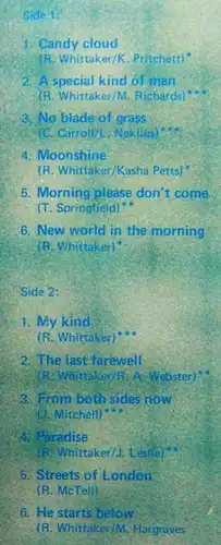 LP Roger Whittaker: New World In The Morning (Philips 6369 202) D 